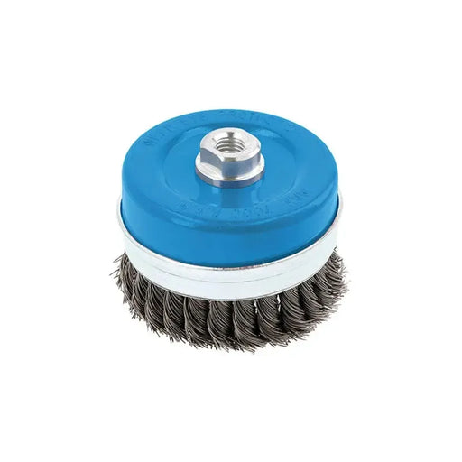 HÖGERT Lončasta žičana četka za brusilicu M14 65 mm — čelik 0,05 mm