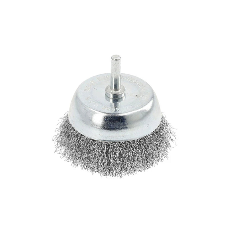 HÖGERT Lončasta žičana četka za bušilicu 75 mm — žica Ø 0,3 mm