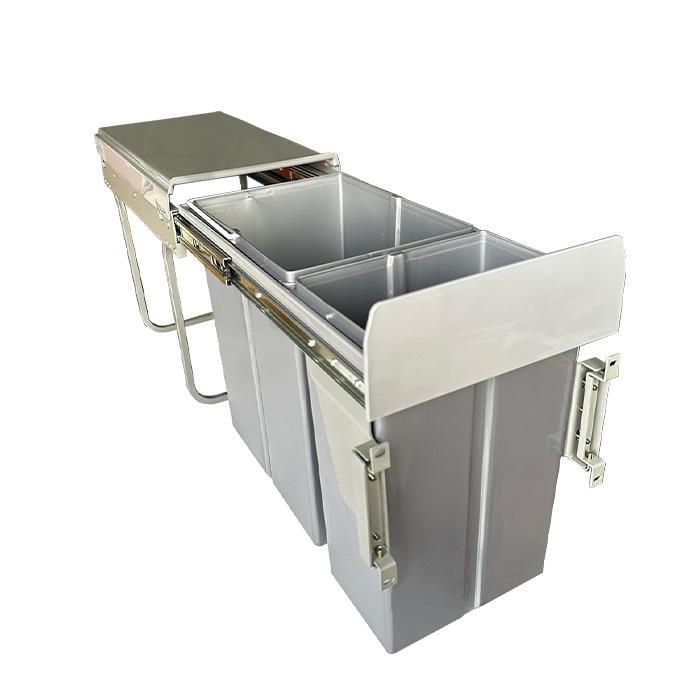 
Kanta za smeće izvlačna, 30L, 262x490x420 mm, podna montaža sa prihvatnikom za front
