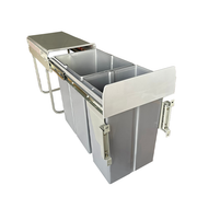 
Kanta za smeće izvlačna, 30L, 262x490x420 mm, podna montaža sa prihvatnikom za front
