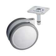Dupli okretni točkić DesignTop, 62 mm, 40 kg nosivost