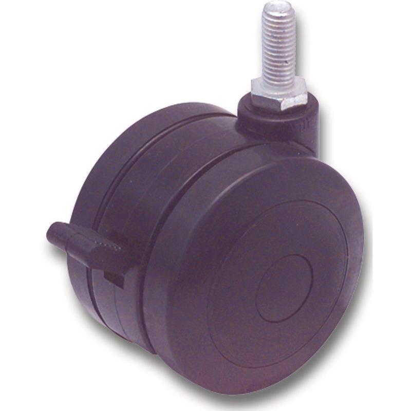 Dupli okretni točkić Specijal, 75 mm, 70 kg, sa navojem