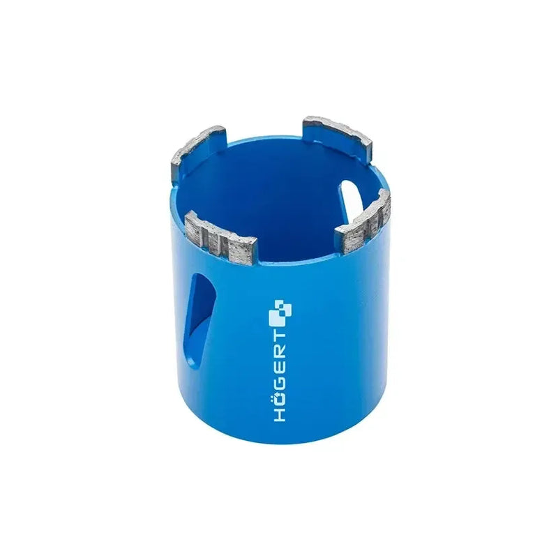 HÖGERT Kruna za bušenje čelična 82 mm — 4 dijamantna segmenta