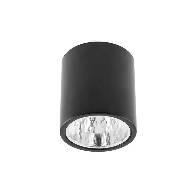 GTV LED Plafonjera DRAGO, okrugla, E27, H148 — crna, IP20