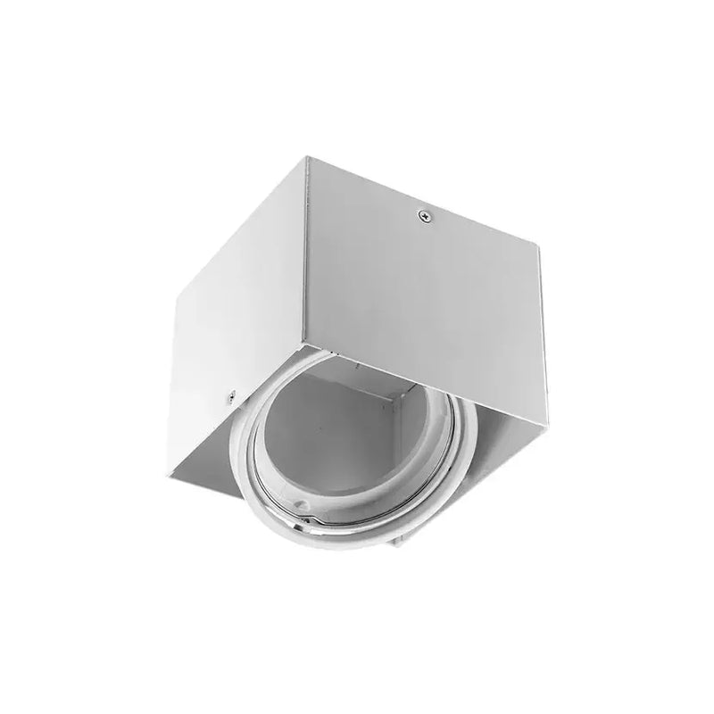 GTV LED plafonska spot armatura Pireo N kvadratna 1×GU10 IP20 — bela