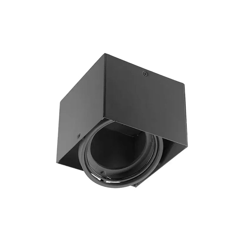 GTV LED plafonska spot armatura Pireo N kvadratna 1×GU10 IP20 — crna