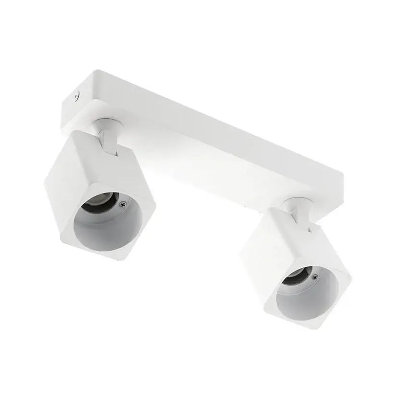GTV LED Plafonjera RENO, okrugla, 2×GU10 — bela, IP20