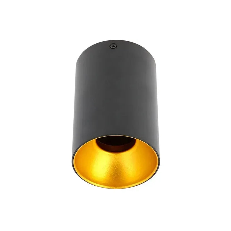 GTV LED Plafonjera TENSA, okrugla, GU10 — crna, IP20