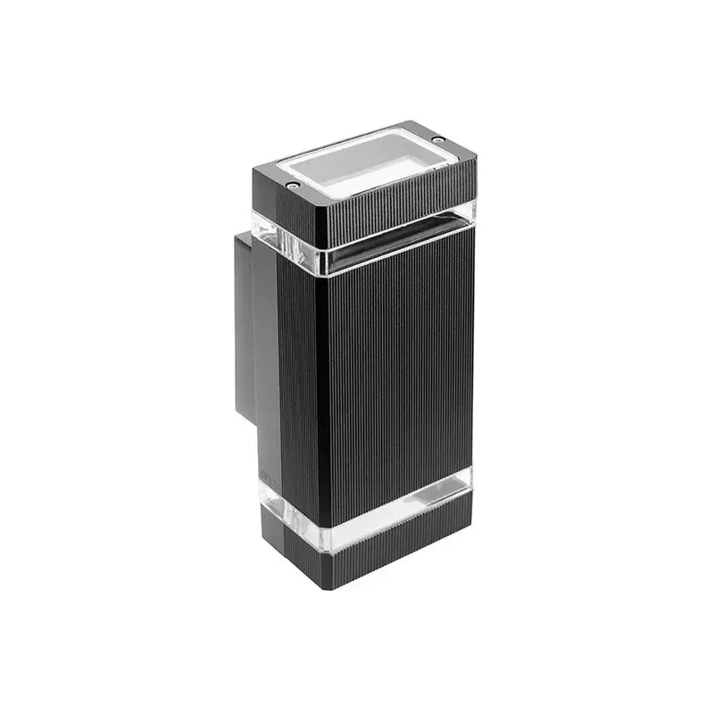 GTV LED Zidna lampa Nessa 2×GU10 crna — IP54