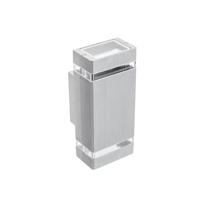 GTV LED Zidna lampa Nessa 2×GU10 siva — IP54