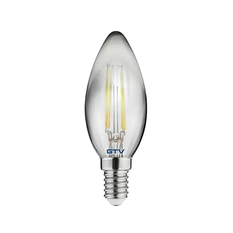GTV LED Filament sijalica E14 C35 4W 2700K 400lm — dekorativna