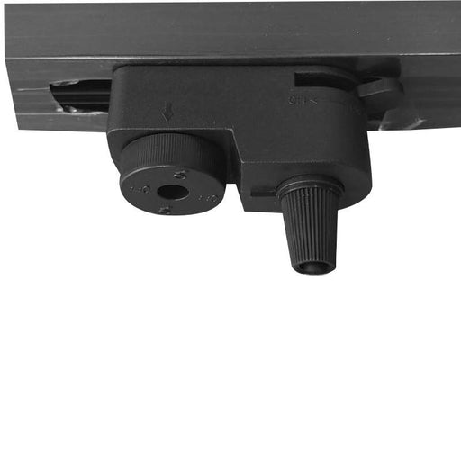 Adapter za montažu svetiljki na monofazne šine LU22-NC1, crna