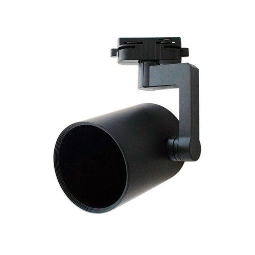 Šinski monofazni reflektor E27 Ø105×140mm — crna