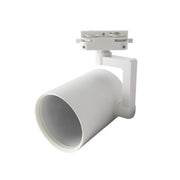 Šinski monofazni reflektor E27 Ø105×140mm — bela