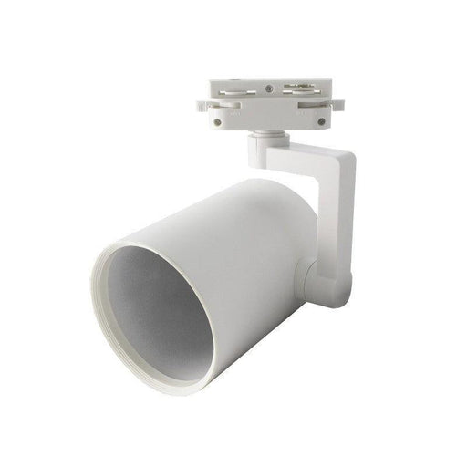Šinski monofazni reflektor E27 Ø105×140mm — bela