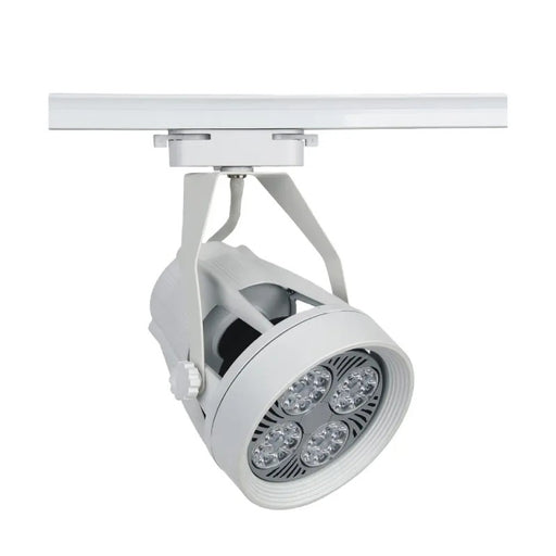 Šinski monofazni reflektor E27 Ø115×145mm — bela