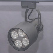 Šinski monofazni reflektor E27 Ø100×160mm — crna