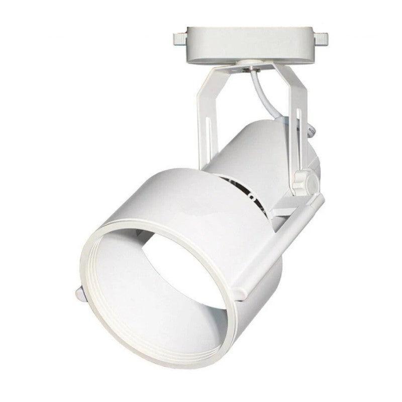 Šinski monofazni reflektor E27 Ø100×160mm — bela