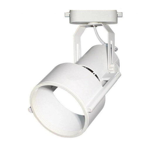 Šinski monofazni reflektor E27 Ø100×160mm — bela