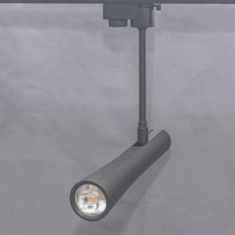 Šinski monofazni LED top 12W 4000K, raspon 410mm — crna
