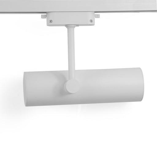Šinski monofazni top GU10 Ø60×200mm — bela