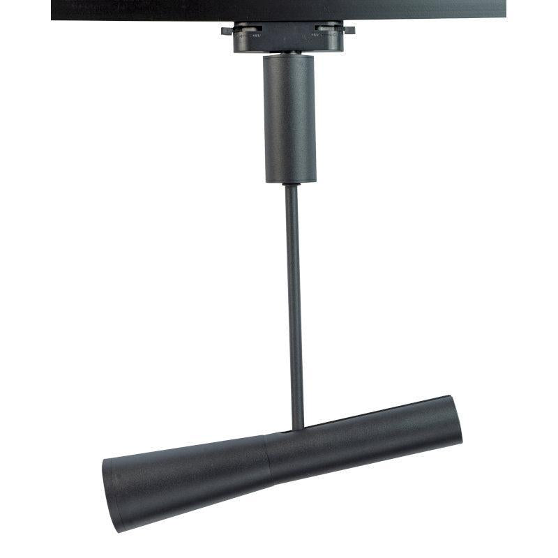 Šinski monofazni top GU10 Ø55×260mm — crna