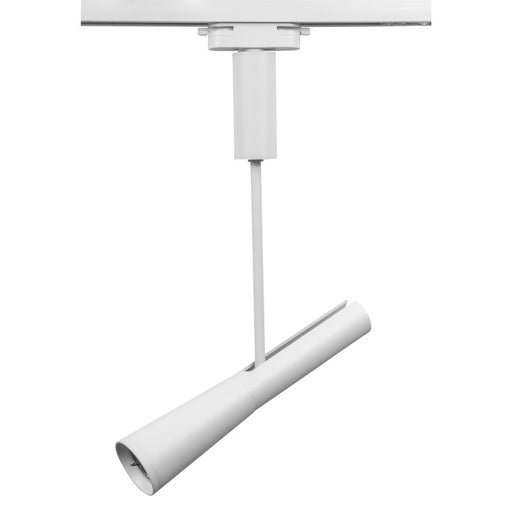 Šinski monofazni top GU10 Ø55×260mm — bela