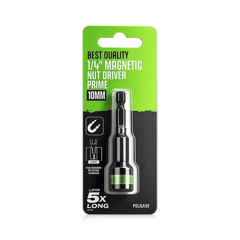 HIMTEX Magnetni nastavak za matice 1/4" Prime — 10 mm
