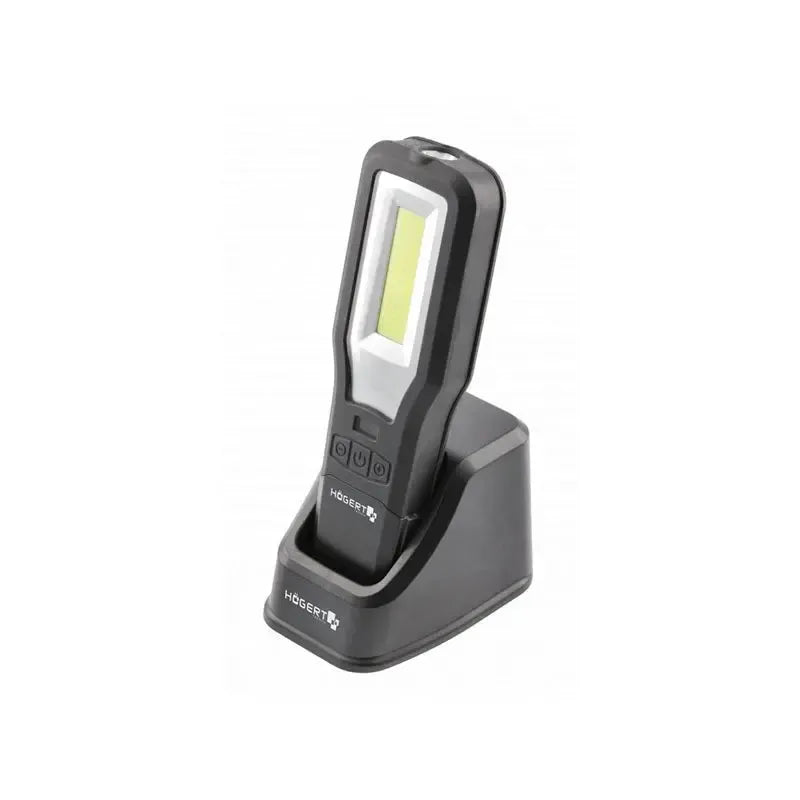 HÖGERT Mehaničarska LED lampa sa bazom — USB punjenje