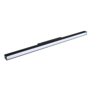 Magnetna šinska LED svetiljka difuzna 24W Dual White — crna