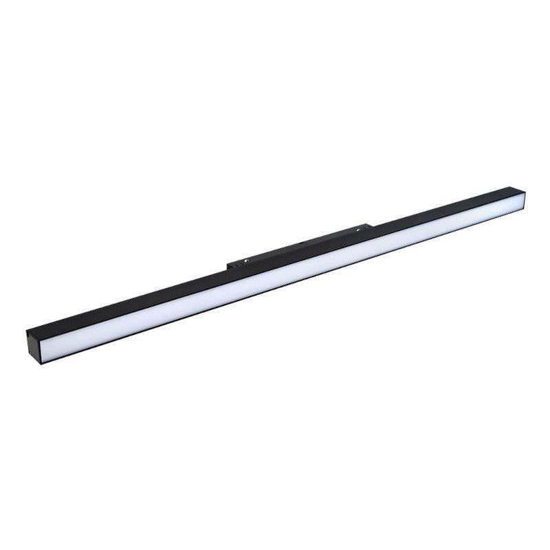 Magnetna šinska LED svetiljka difuzna 24W Dual White — crna