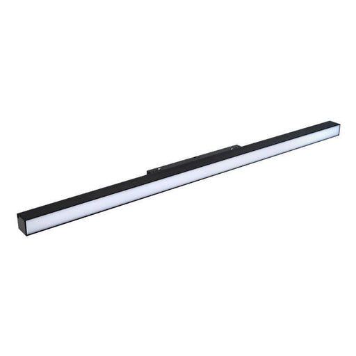 Magnetna šinska LED svetiljka difuzna 24W Dual White — crna