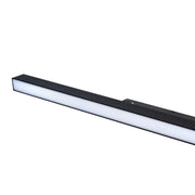 Magnetna šinska LED svetiljka difuzna 24W Dual White — crna