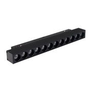 Magnetna šinska LED svetiljka tačkasta 10W Dual White, V25mm — crna