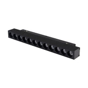 Magnetna šinska LED svetiljka tačkasta 10W Dual White, V25mm — crna