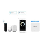 Magnetna šinska LED top svetiljka 25W Dual White — crna