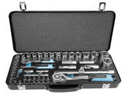 QUANTOOL Set nasadnih ključeva i bitova 1/4" i 1/2" — 56 delova