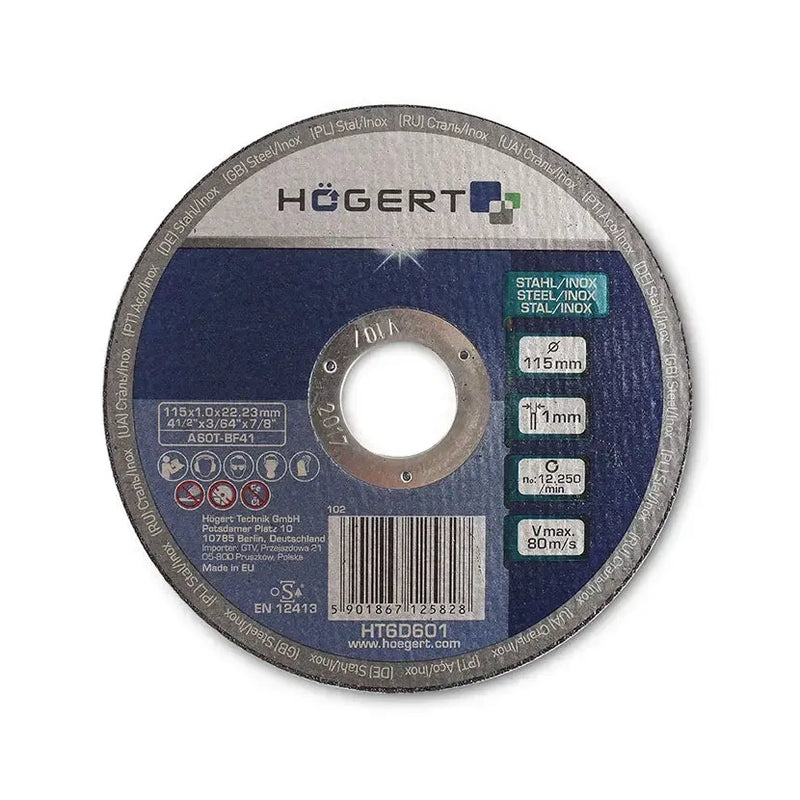 HÖGERT Rezna ploča za metal i inox — 230 × 1,9 mm