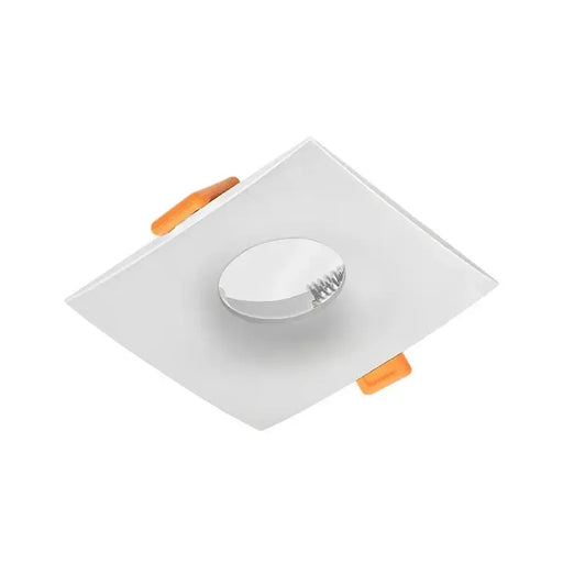 GTV LED Rozeta ALESSIO kvadratna IP54 — bela