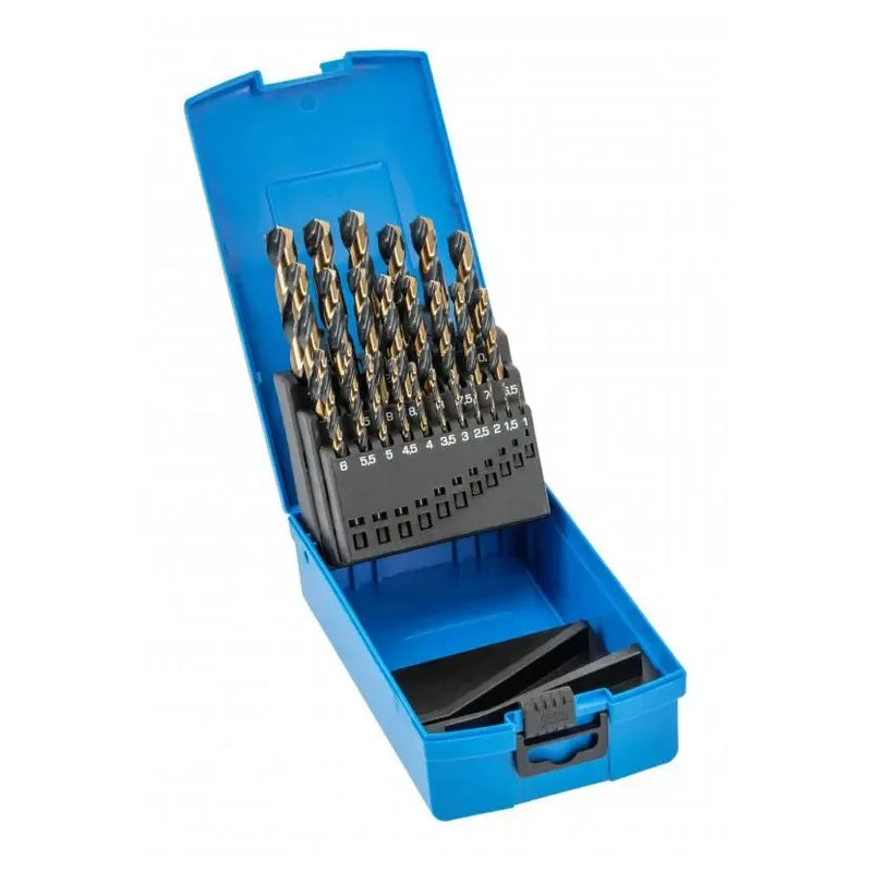 HÖGERT Set burgija za metal HSS Split Point 1–13 mm — plastična kutija