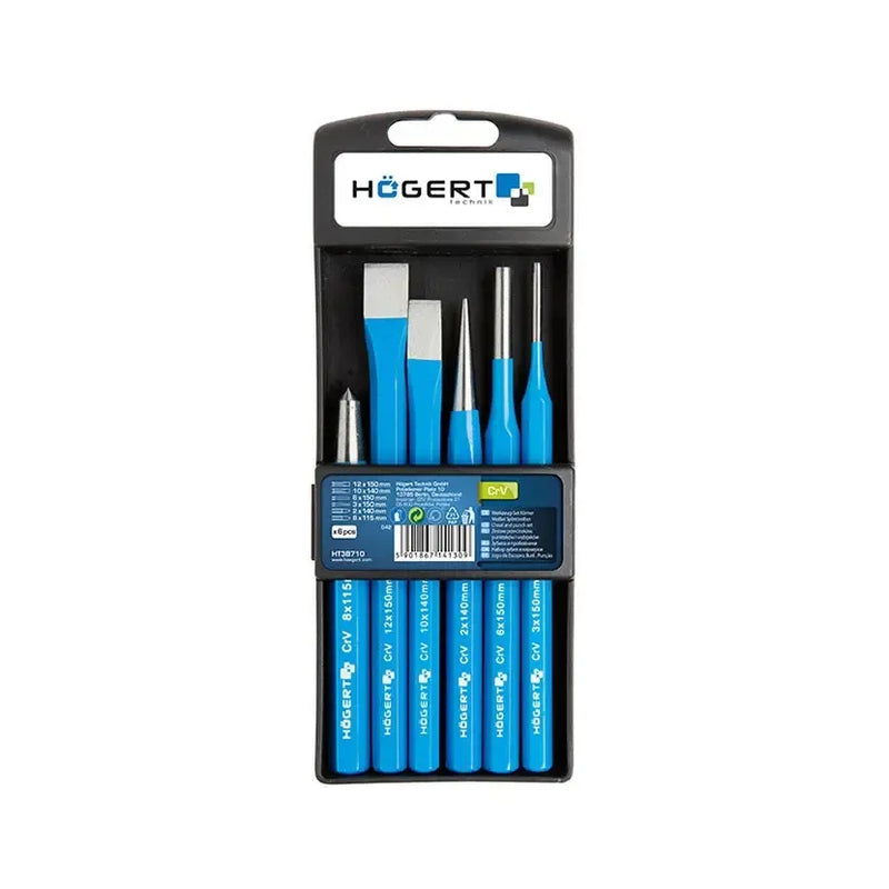 HÖGERT Set dleta i izbijača — 6 kom