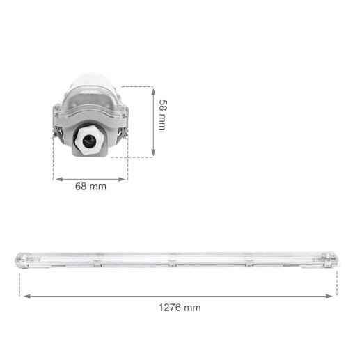 Limea led vodotesna 1x120cm IP65