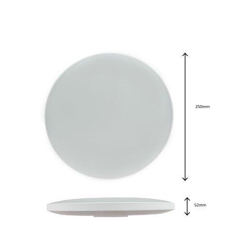 Nymphea led black & white panel 18W, 4000K, 2000lm