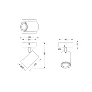 SPOT LAMPA MARLEY 1XGU10 812400131