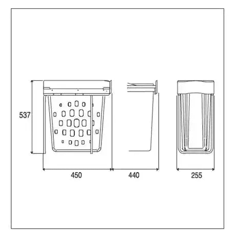 Korpa za veš art.294 PODNA