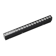 Magnetna šinska LED svetiljka tačkasta 18W, V47mm — crna