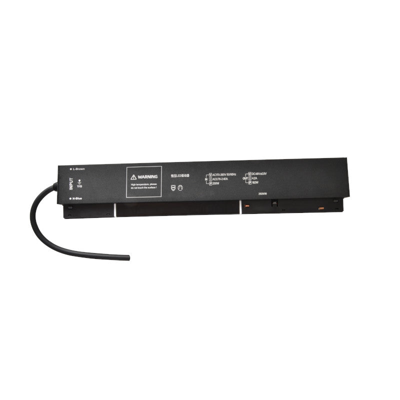 LED napajanje za magnetne šine 200W — crna