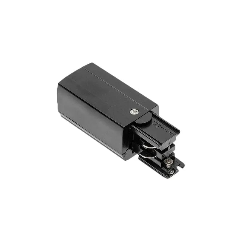 GTV LED X-RAIL konektor ravni desni 98×35 mm — crni