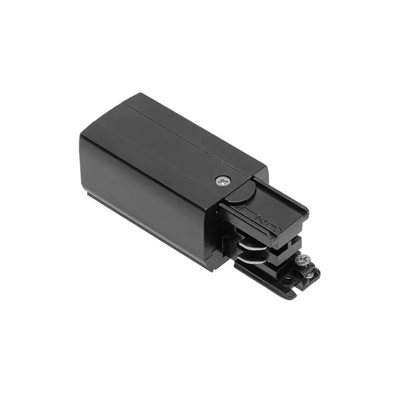 GTV LED X-RAIL konektor ravni 98×35 mm levi — crni