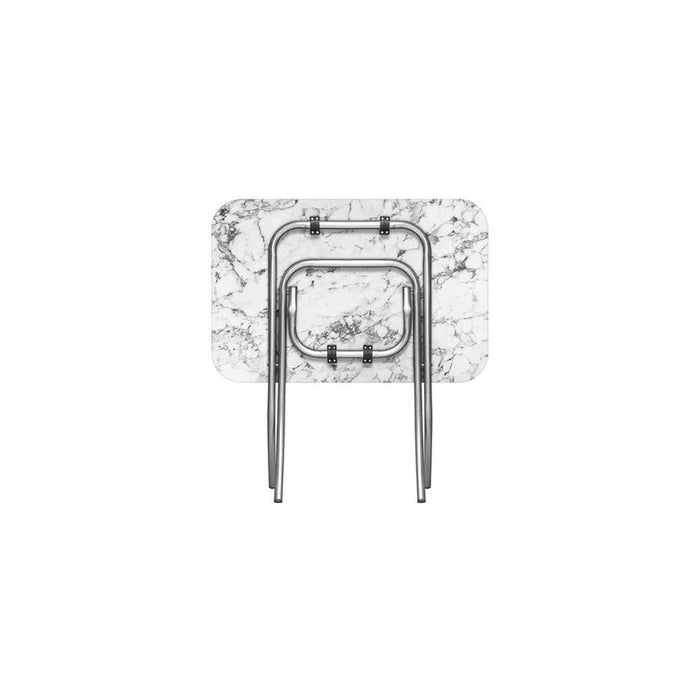 ALESTA AL10025BM STO VIŠENAMENSKI SKLOPIVI TEKSTURA BELI MERMER 50X80CM